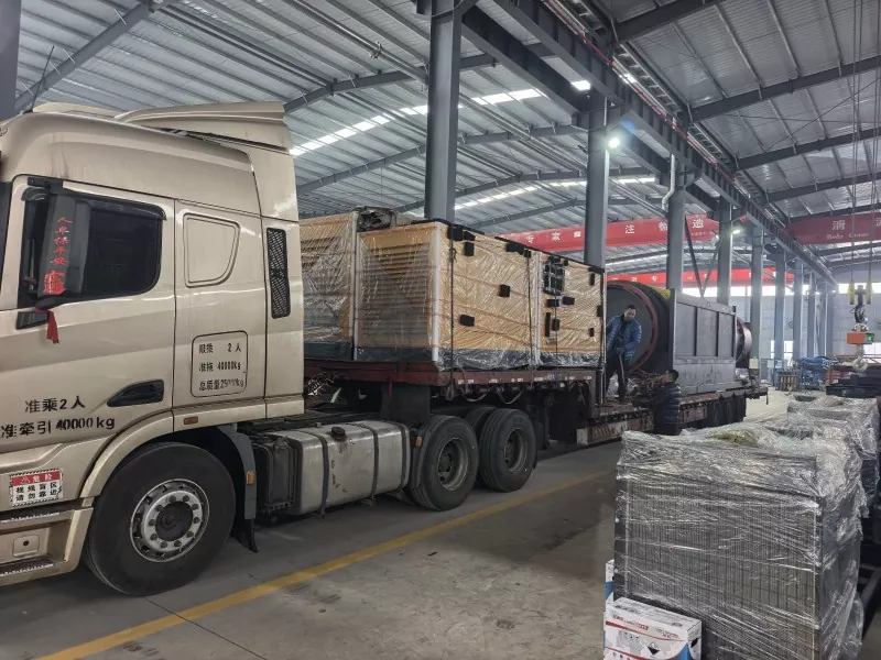 জিনকি মাইনিং মেশিনারি রাশিয়ায় ড্রাম আলাদা এবং সহায়ক সরঞ্জামের একটি ব্যাচ পাঠিয়েছে