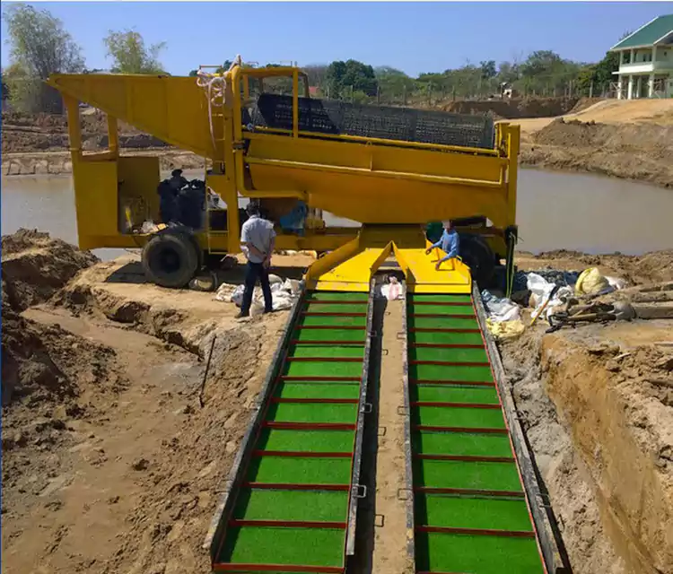 পোর্টেবল মোবাইল গোল্ড প্যানিং কার্ট